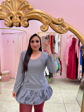 "Beau" Bubble Hem Mini Dress