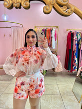 "Anissa" Floral Belted Shorts