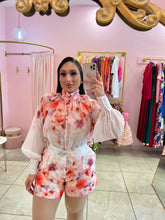 "Anissa" Floral Belted Shorts
