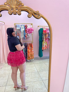 "Dallas" Fringe Skort