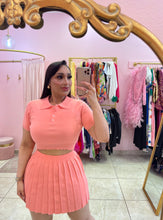 "Zanelle" Knit Co-ord Pleated Skirt Set