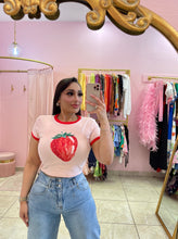 "Berry" Graphic Print Baby Tee