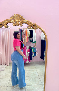 "Issa" High Waisted Denim Jeans