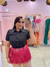 "Dallas" Fringe Skort
