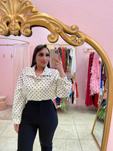 "Ines" Polka Dot Puffer Jacket