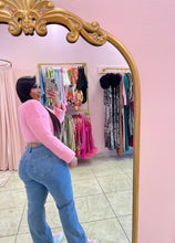 "Britney" Fuzzy Crop Sweater