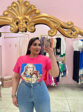 "Harlow" Girl Print Tee