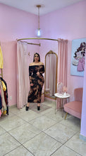 "Blair" Lace Ruched Maxi Dress