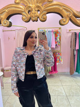 "Brilly" Sequin Cropped Blazer