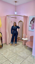 "Bybel" Denim Blazer Co-ord Pant Set