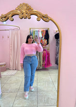 "Britney" Fuzzy Crop Sweater