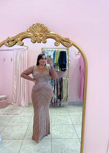 "Dazzling" Mesh Maxi Dress