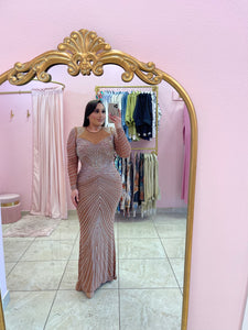 "Dazzling" Mesh Maxi Dress