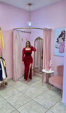 "Amanda" Velvet Mesh Maxi Dress