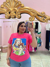 "Harlow" Girl Print Tee