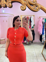 "Micas" Knit Crochet Co-ord Skirt Set