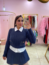 "Yani" Denim Co-ord Mini Skirt Set