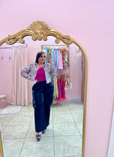 "Brilly" Sequin Cropped Blazer