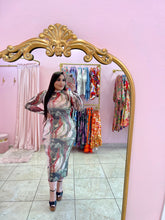 "Viviana" Mesh Midi Dress
