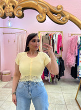 "Kaira" Knit Ribbed Crop Top