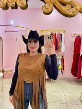 "Sariah" Faux Suede Fringe Vest