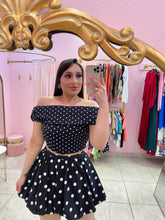 "Luisa" Polka Dot Crop Top