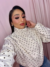 "Sienna" Polka Dot Cream Jacket