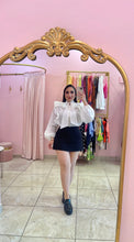 "Victorian" Wool Bow Tie Blouse