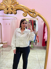 "Ines" Polka Dot Puffer Jacket