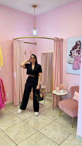 "Miu" Crop Blazer Co-ord Pant Set