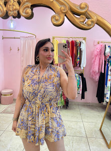 "Laven" Paisley Romper