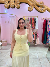 "Carely" Vest Co-ord Pleated Skirt Set
