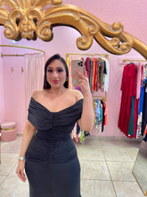 “Gretta” Ruched Maxi Dress