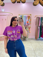 "Mia" Graphic Print Tee