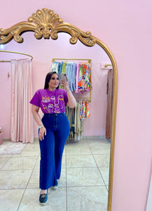 "Mia" Graphic Print Tee