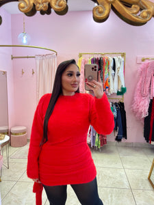 "Sabina" Knit Sweater Mini Dress
