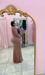 "Dazzling" Mesh Maxi Dress
