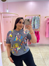 "Zenon" Girls Print Tee