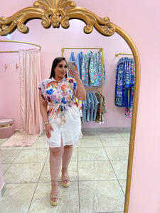 "Rocio" Floral High Low Dress