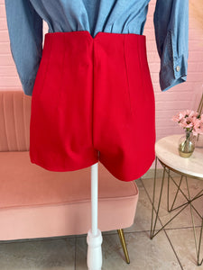 "The Perfect Red" Short Trouser