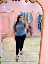 "A Muse" Denim Graphic Print Tee