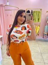 "Ginger" Girls Print Tee